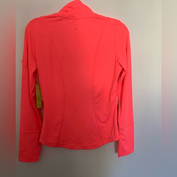 Gianni Bini Sports Zip-Up Jacket NWT - High Visibility Pink Color - Picture 3 of 8